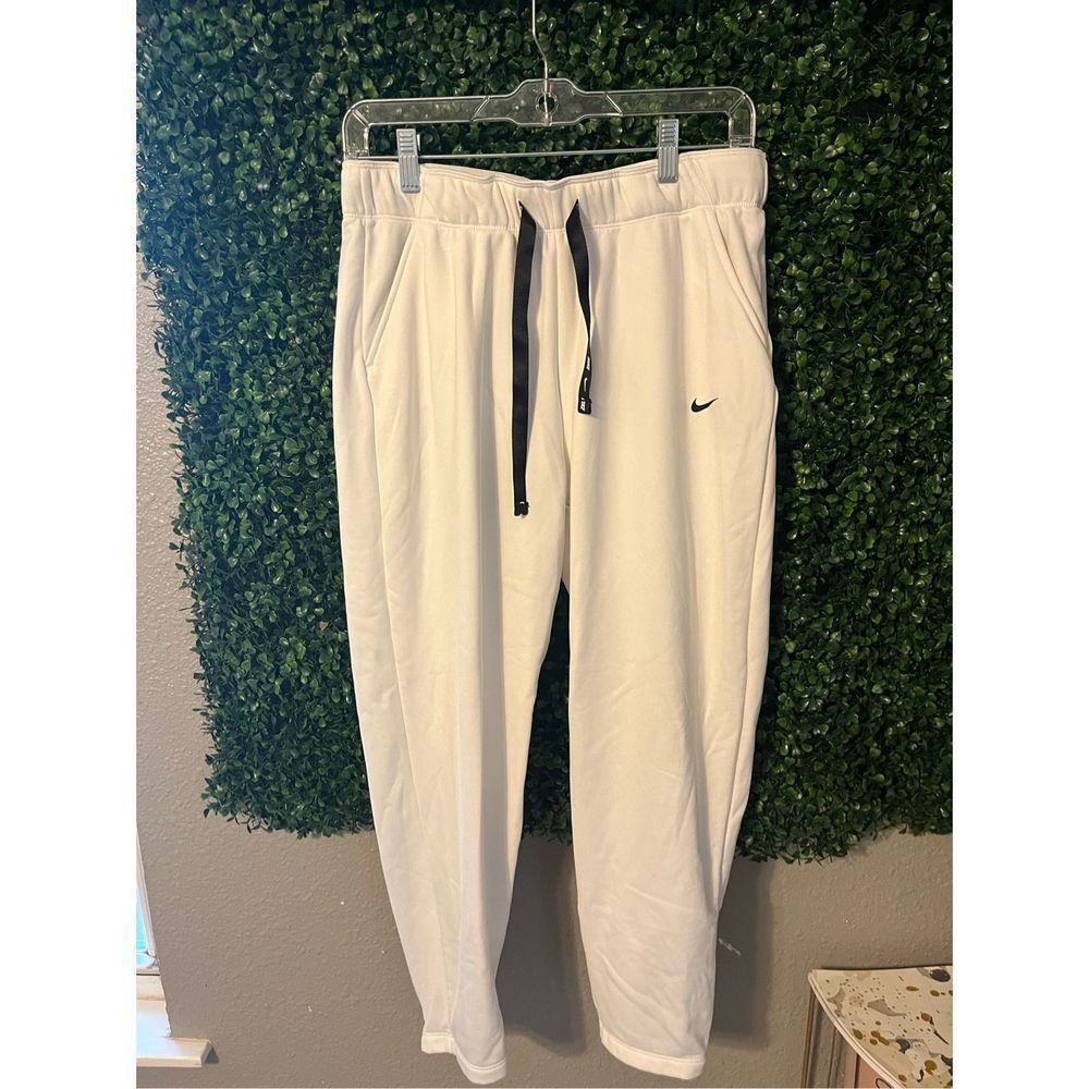 Nike White Joggers Size Medium